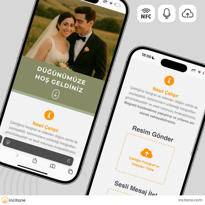 Özel Gün İçin Dijital Hatıra Magneti - Sesli Not & Fotoğraf Paylaşımı