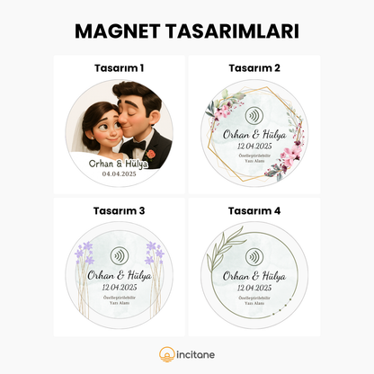 Özel Gün İçin Dijital Hatıra Magneti - Sesli Not & Fotoğraf Paylaşımı